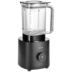 ZWILLING Power Blender Pro, 7 Programmes, 1,8 Litres, 1200W, 220-240V, Moteur BLDC, Prise UE, Noir, série Enfinigy