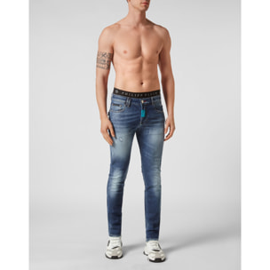 PHILIPP PLEIN Jeans taglio Straight HEXAGON