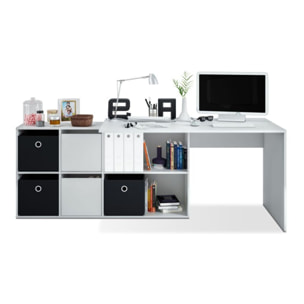 Mesa de escritorio Adapta XL Blanco Artik (Blanco Mate)