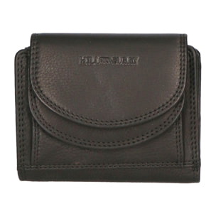 Portafoglio uomo in vera pelle - Modello False - RFID - 14.0 x 12.0 x 2.5 cm