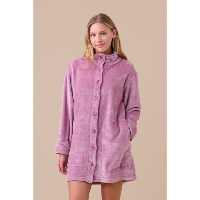 Vestaglia donna in coral articolo unito Noidinotte