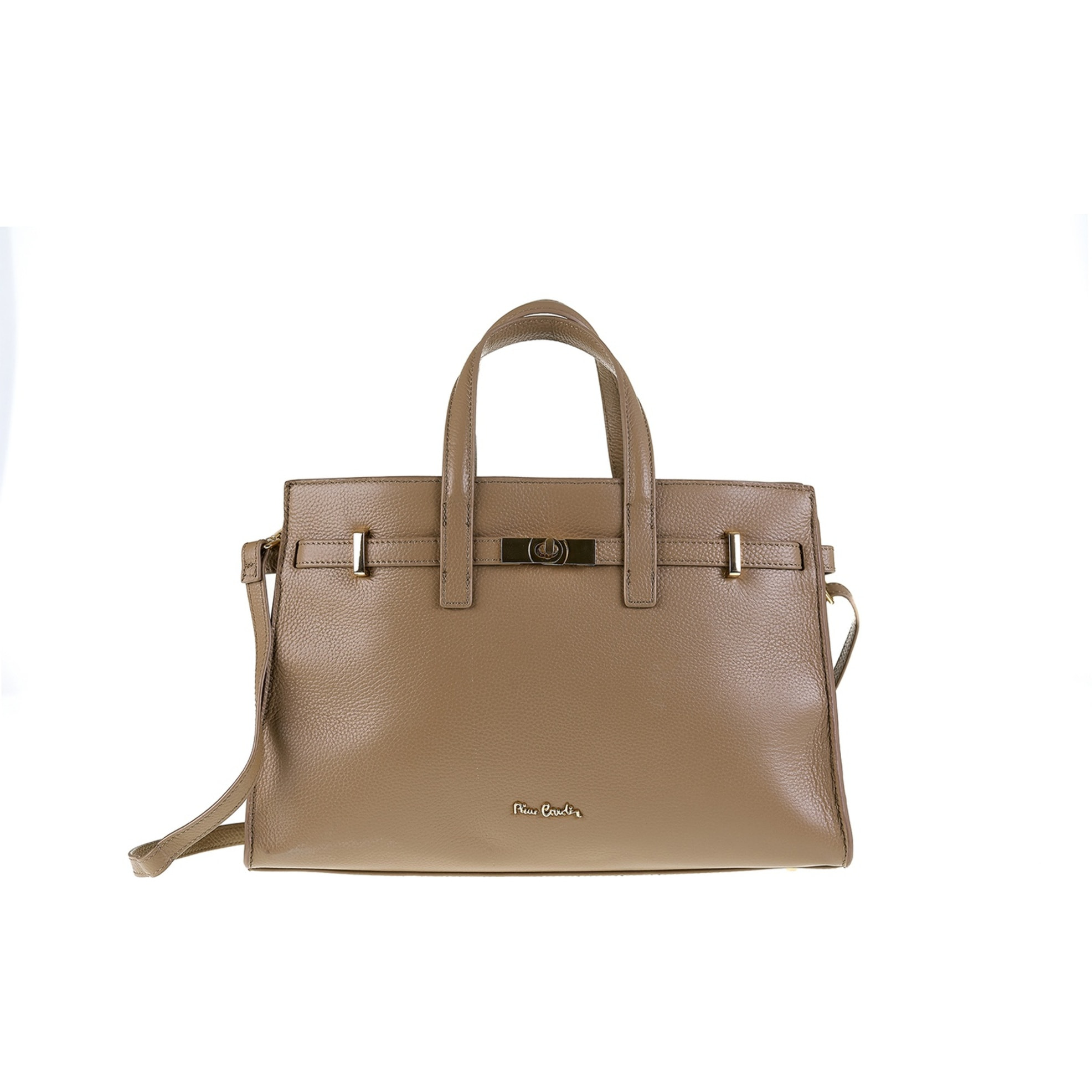 Borsa a mano da donna Made in Italy - Modello Celeste Ultra - 100% pelle - 37.5 x 24.5 x 13.0 cm