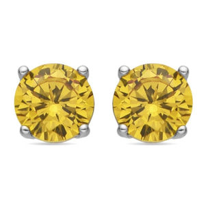 Pendientes Lux by Lux acabadoss en rodio