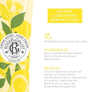 Cédrat - Crème Mains Bienfaisante 30 ml