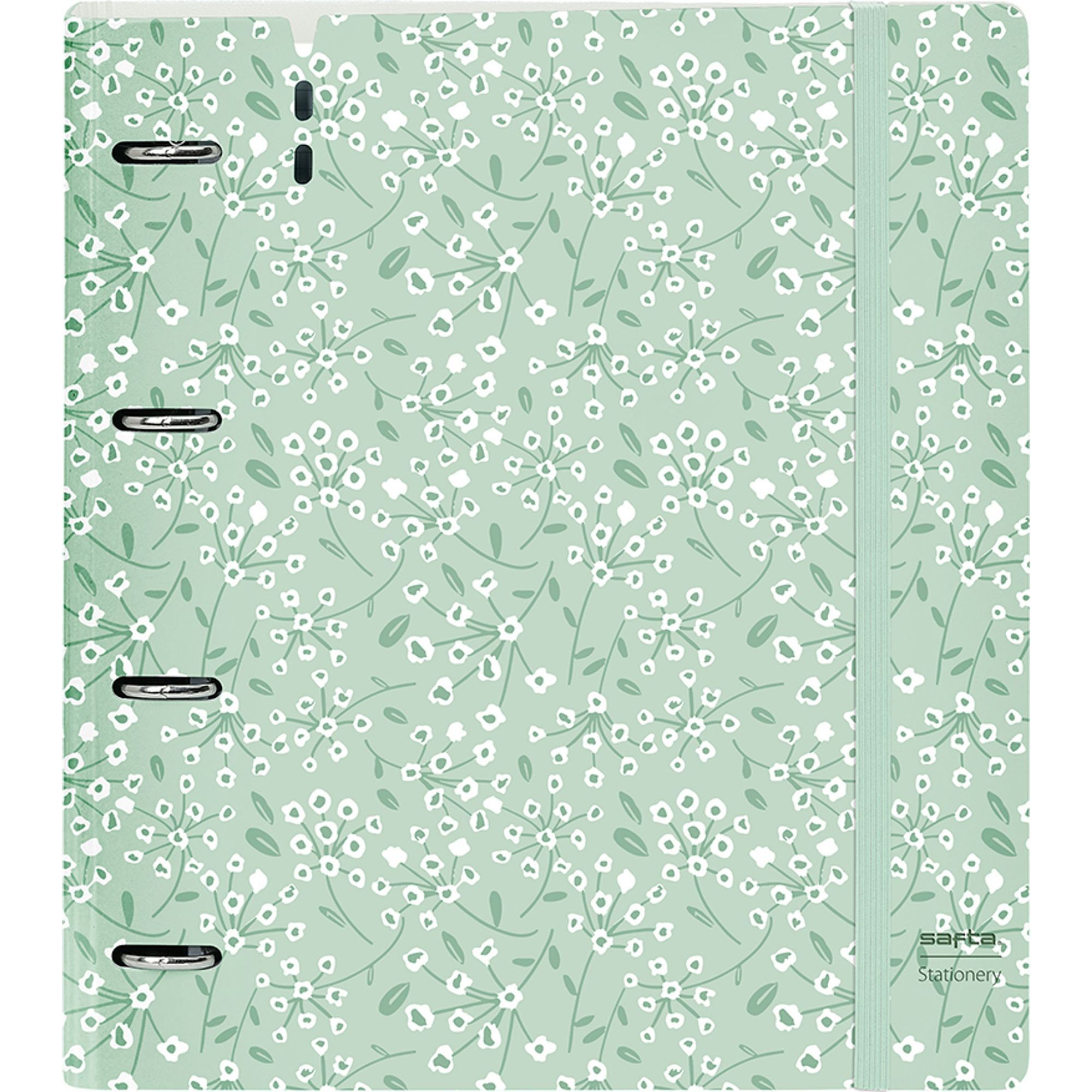 Carpeblock pp foam 4 ani 35mm c/recambio safta "light green flowers"