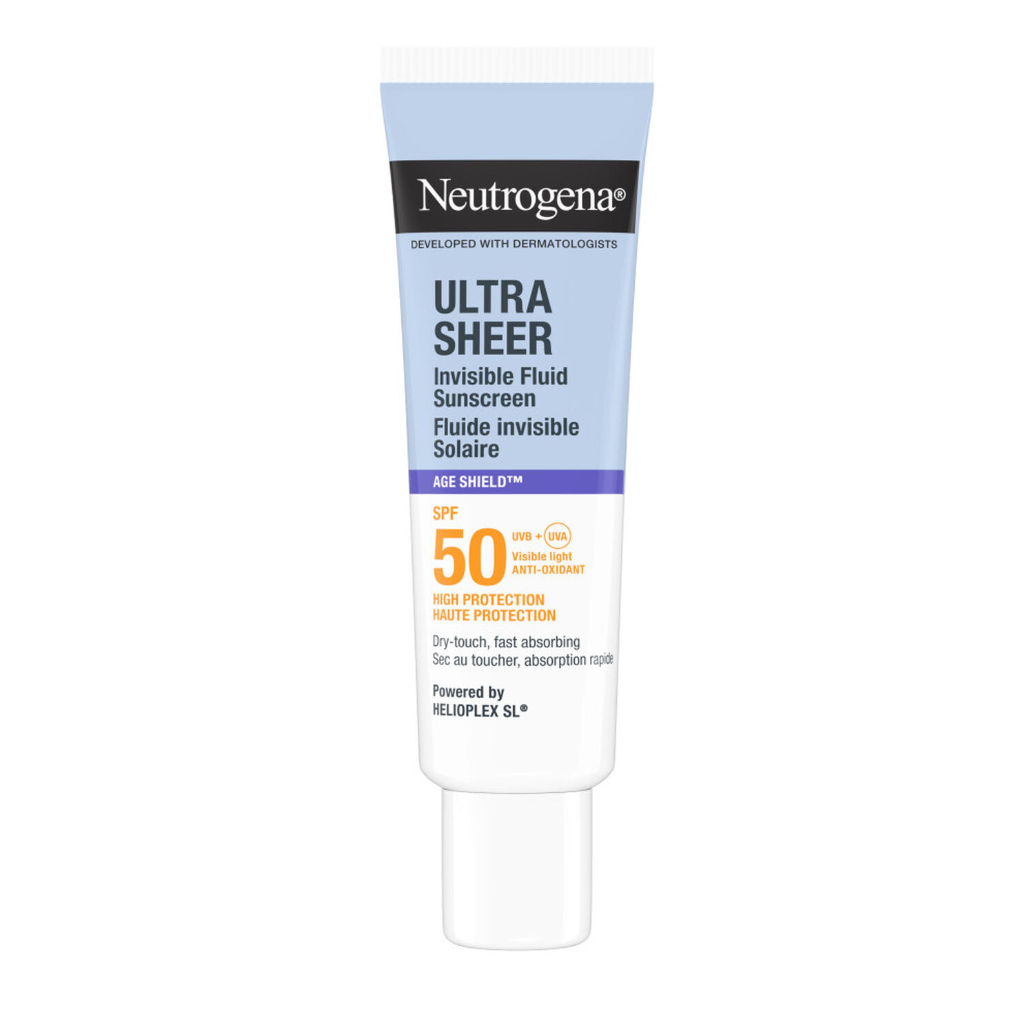 Ultra Sheer SPF 50 - Fluide Solaire Invisible Ultra Sheer Anti-Âge 50ml