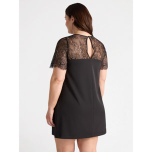 Fiorella Rubino - Robe avec dentelle - Negro