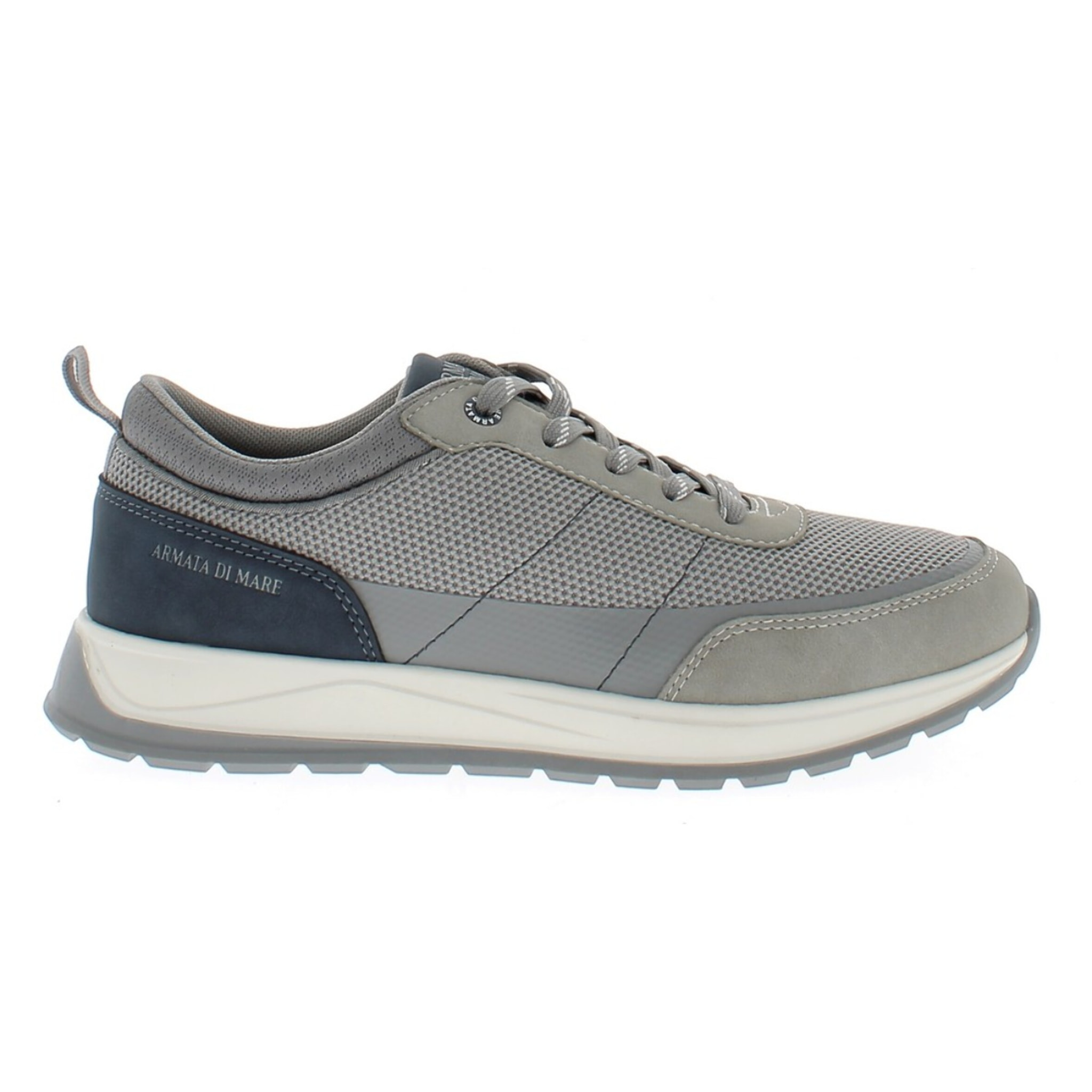 Armata di Mare Scarpe Uomo Sneakers Casual Stringate con Soletta Rimovibile in Memory Foam AMU S25L713 Grey