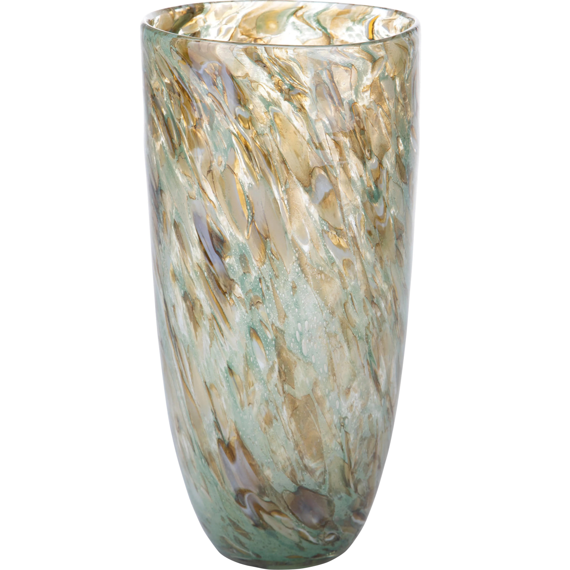 Vaso - Pezzi 1 - Colore Giallo - 17,5x36Hx17,5cm - Bianchi Dino