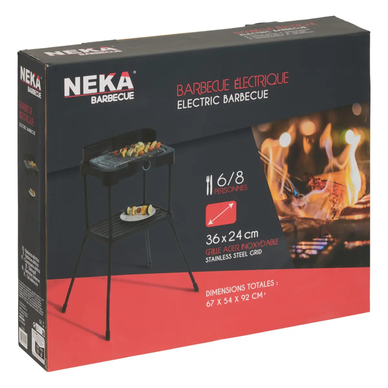 Barbecue électrique 36x24cm