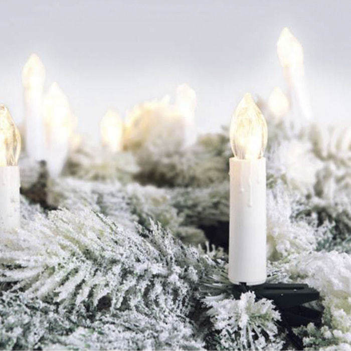 juego de 10 luces led sin cable con mando a distancia y temporizador