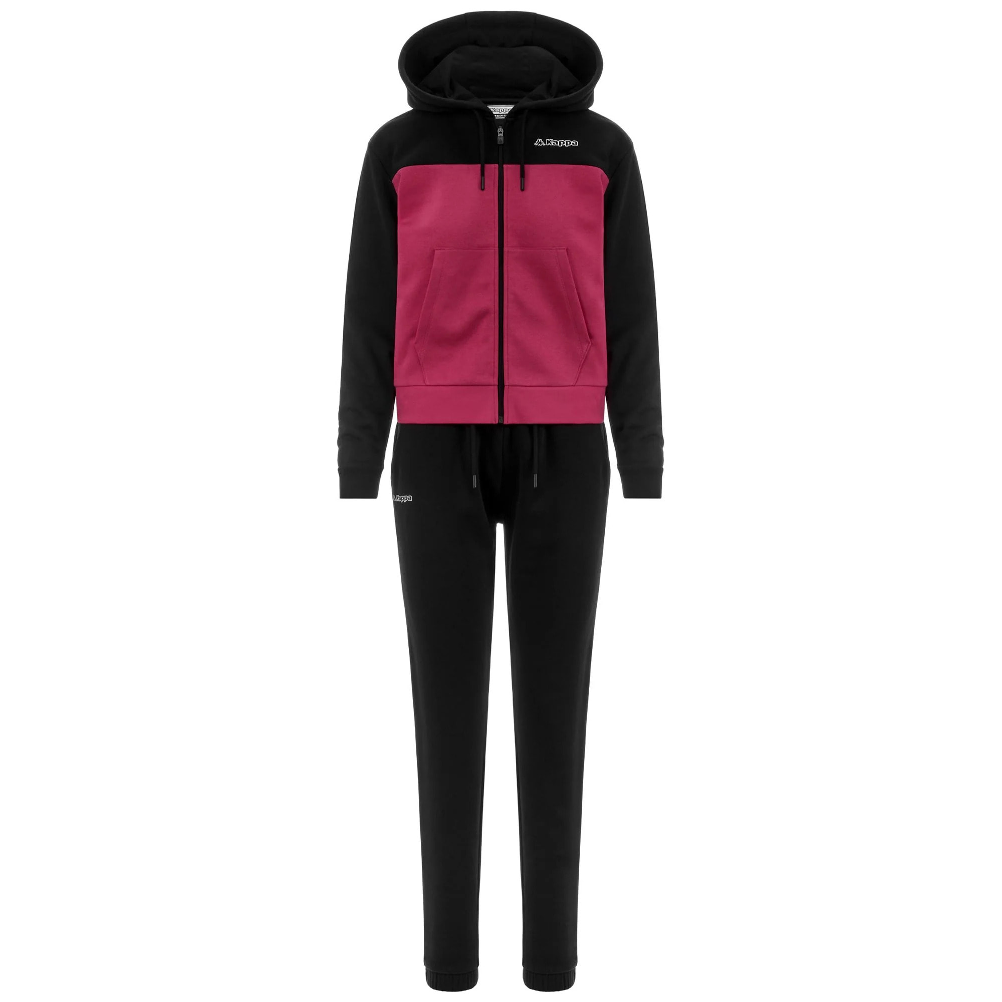 Kappa - Tute Sportive Donna Nero - LOGO FESA