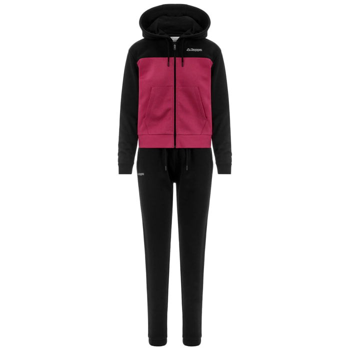 Kappa - Tute Sportive Donna Nero - LOGO FESA