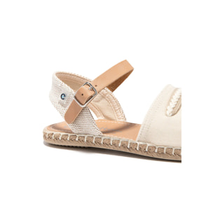 Conguitos - Sandali estivi in juta con zeppa per bambina comodi