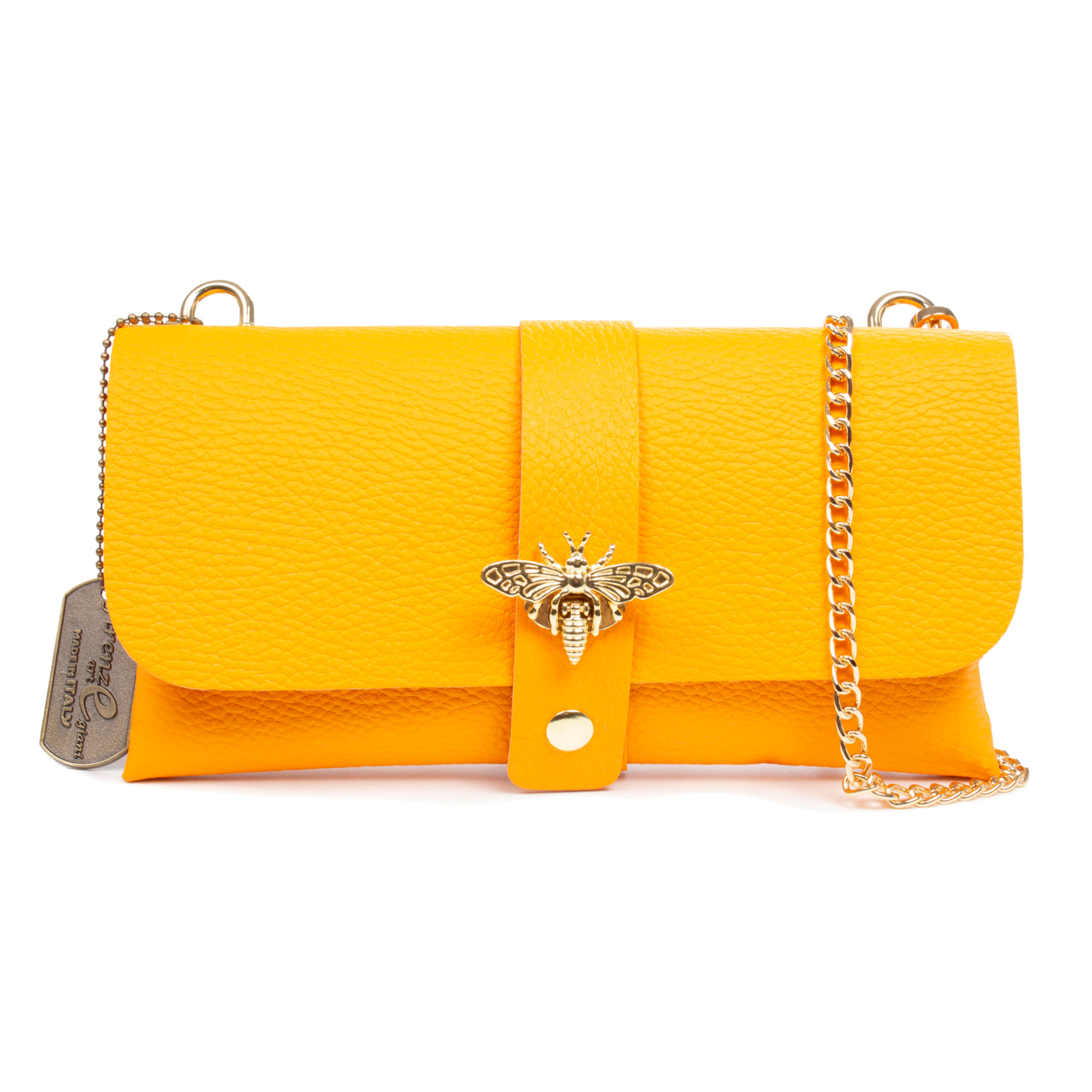 Amaseno bolso bandolera mujer. Piel auténtica Dollaro.