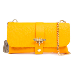 Amaseno bolso bandolera mujer. Piel auténtica Dollaro.