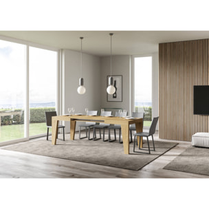 Table extensible 90x140/400 cm Naxy Chêne Nature