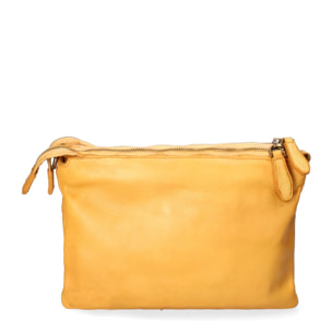 Borsa a tracolla da donna - Modello Lucca - Vera pelle - 26.0 x 19.0 x 3.0 cm