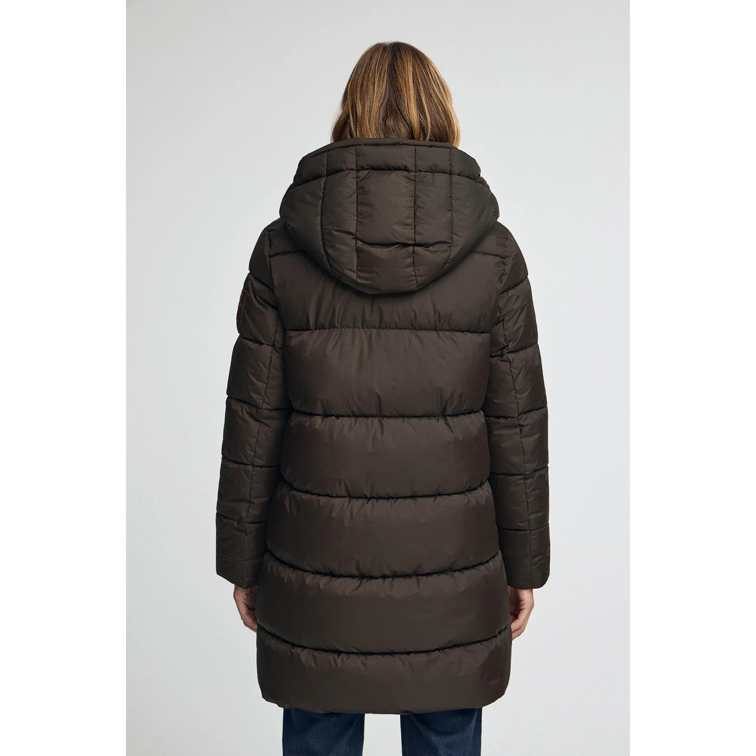 Chaqueta Gaia Reversible color chocolate con logo Polo Club