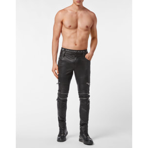 PHILIPP PLEIN Pantalones de cuero