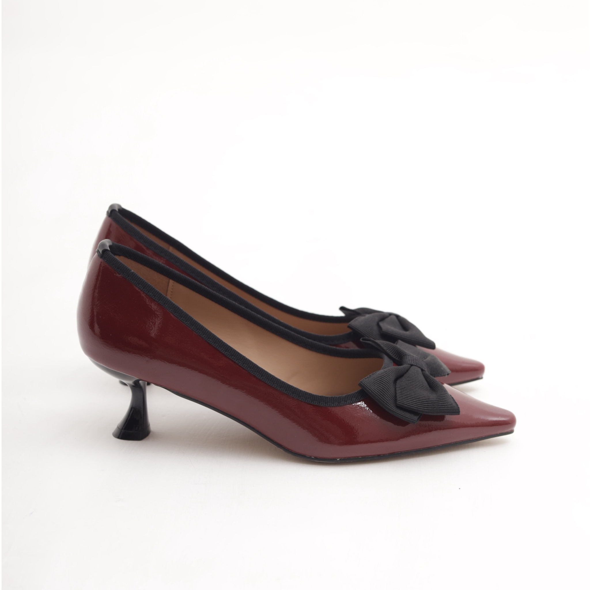 DECOLLETE FIOCCO BORDEAUX