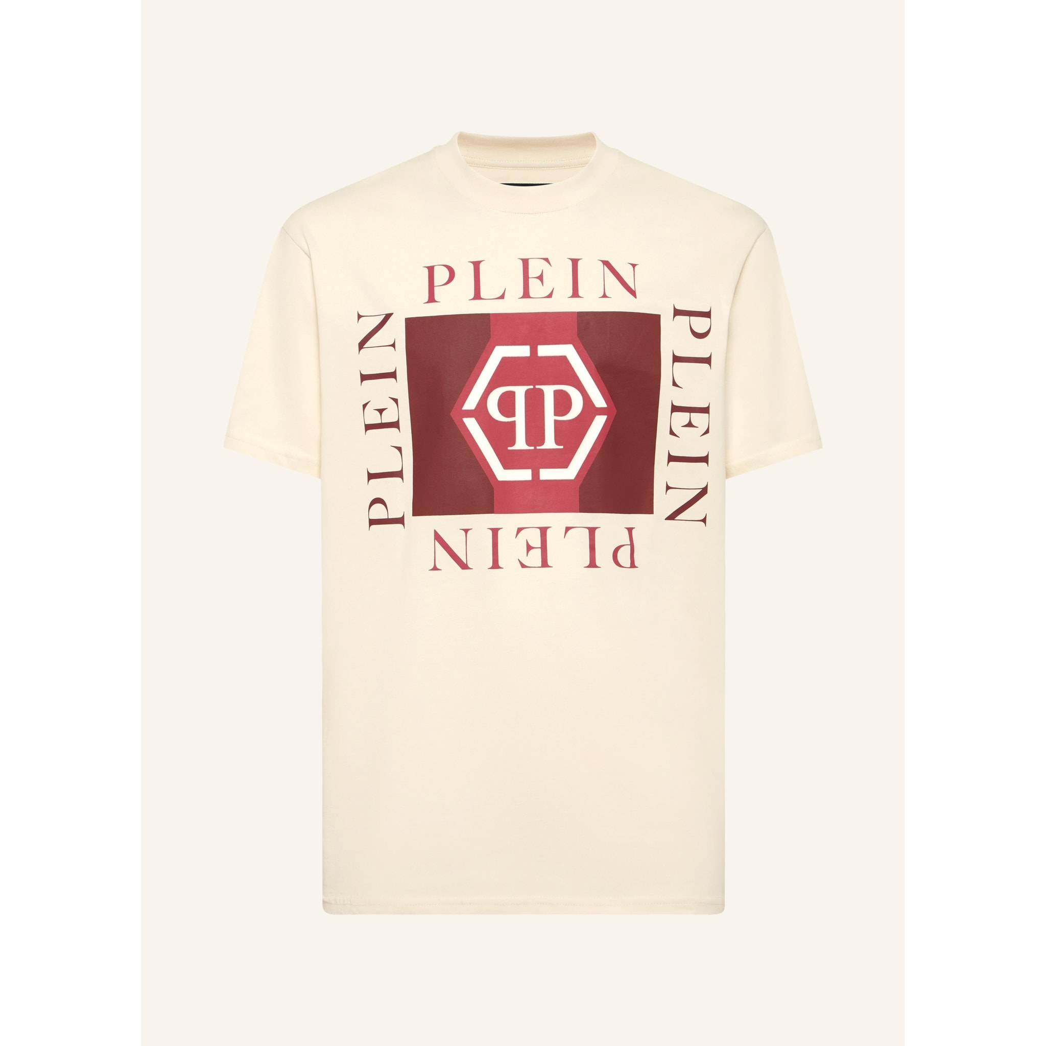 PHILIPP PLEIN Camiseta Cuello Redondo Ss HEXAGON