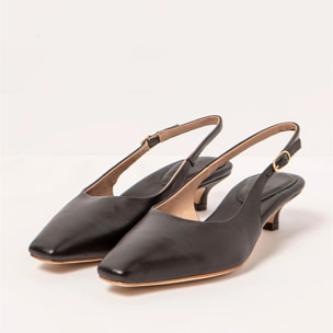 Sandalias con tacón S3024 NAPPA BLACK/ ALEDO color Black