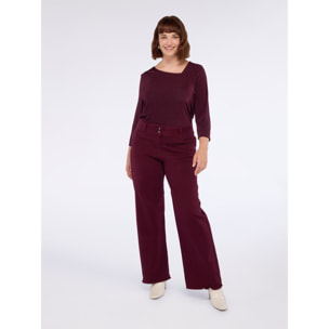 Fiorella Rubino - Jeans new regular regular burgundy - Bordeaux
