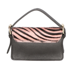 Borsa a mano da donna - Modello Aleide - Vera pelle - 18.0 x 11.0 x 6.5 cm
