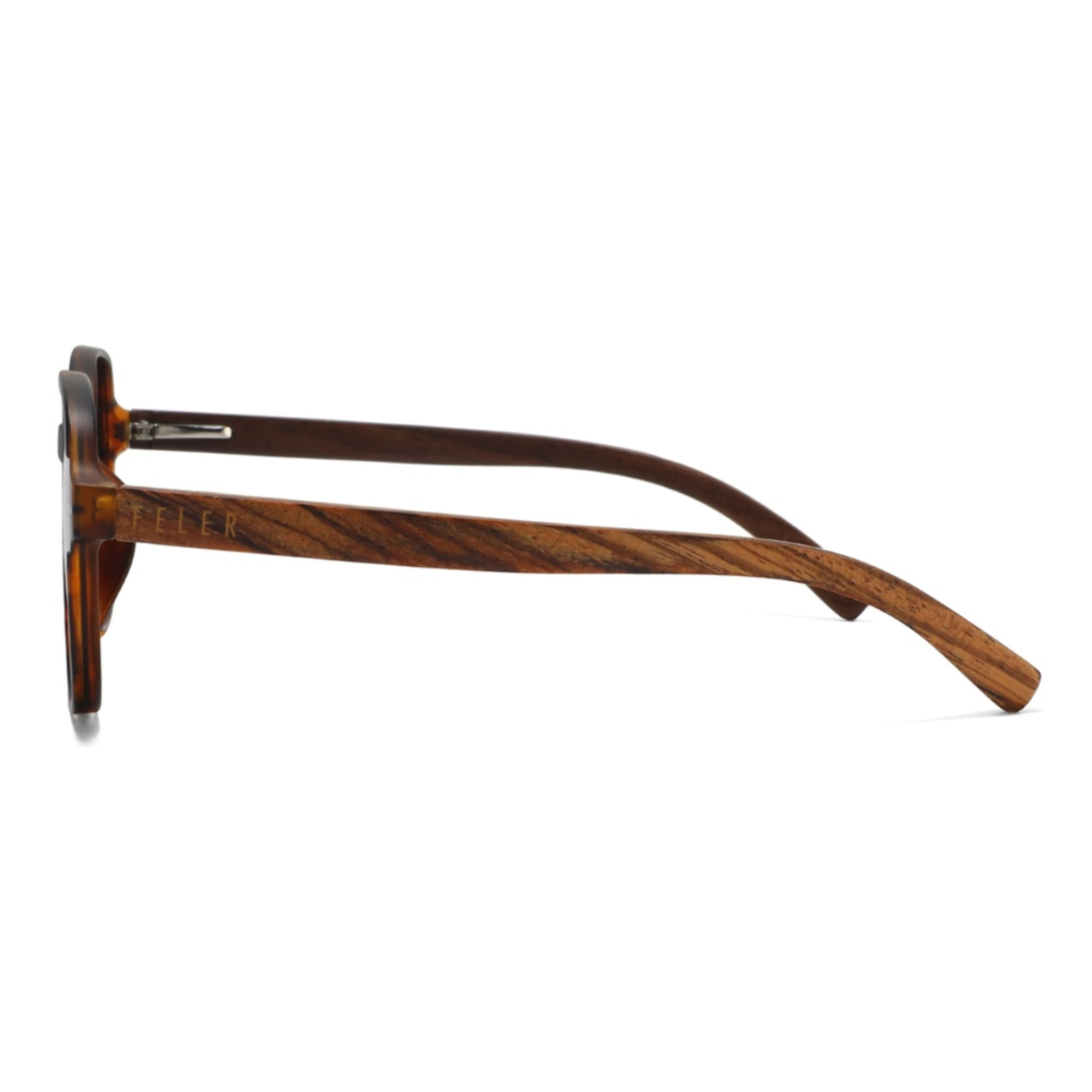 Gafas de Sol Feler 1604-7 Polarizadas de Madera Mujer 54 mm
