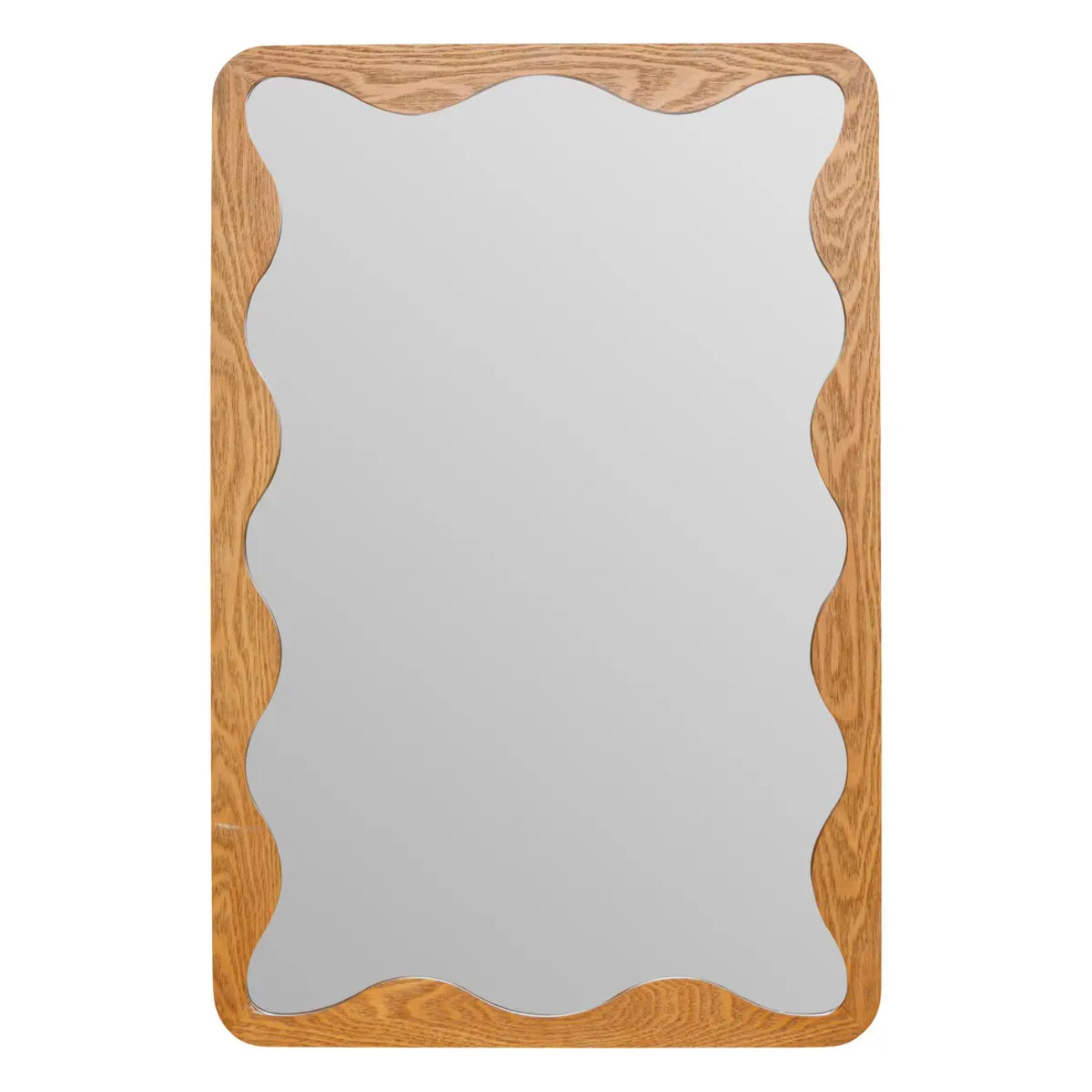 Miroir mural Tinny marron 91x61cm