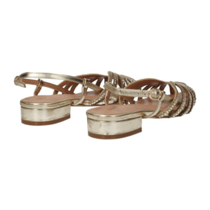 Décolleté sling back Donna Tata Italia Dorato