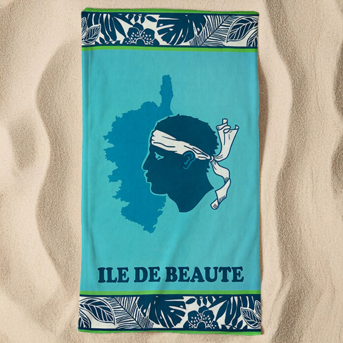 Serviette de plage microfibre - Bodri - 90x170cm - 250g/m²