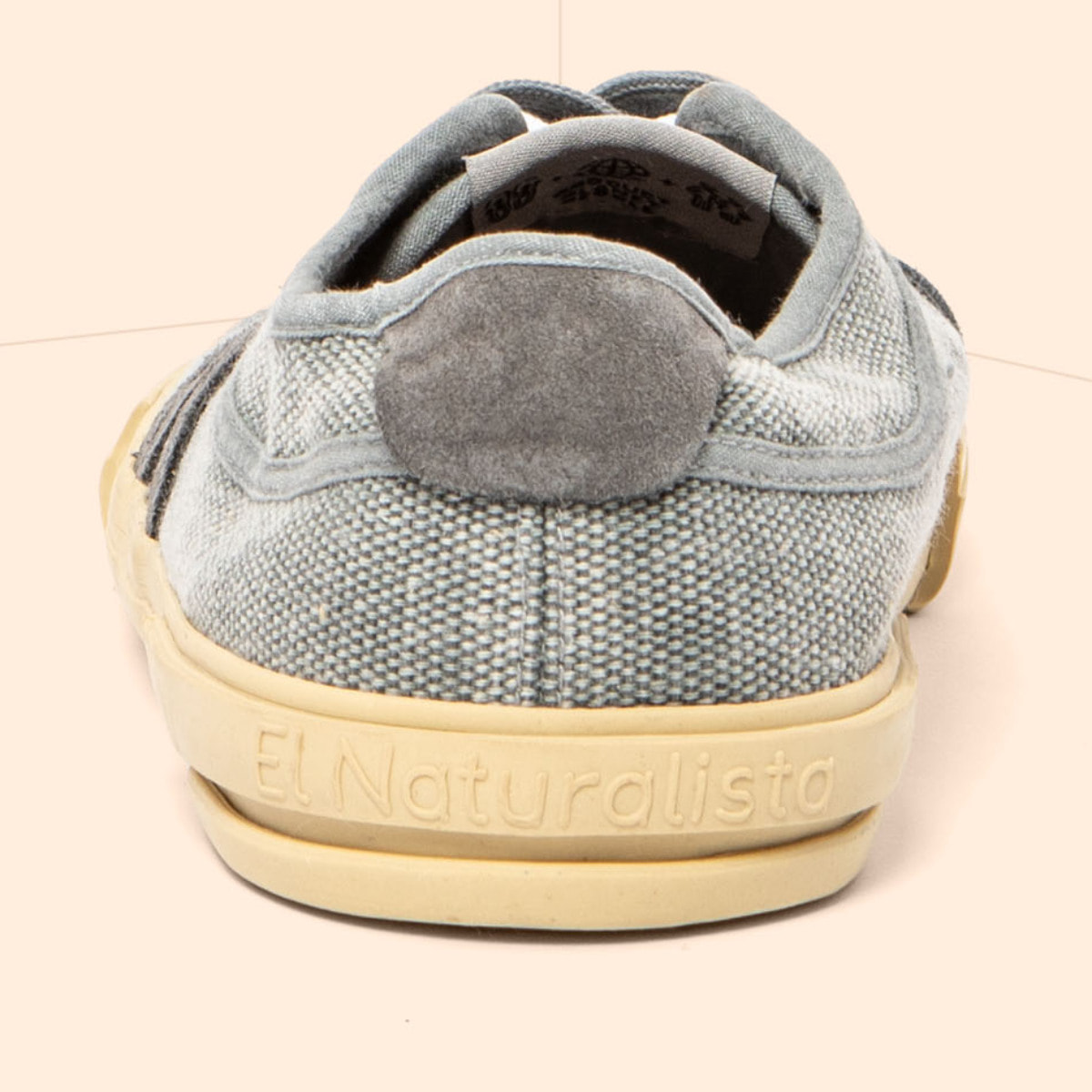 Zapatos N5953 WASHED COTTON GREY/TEKO color Grey