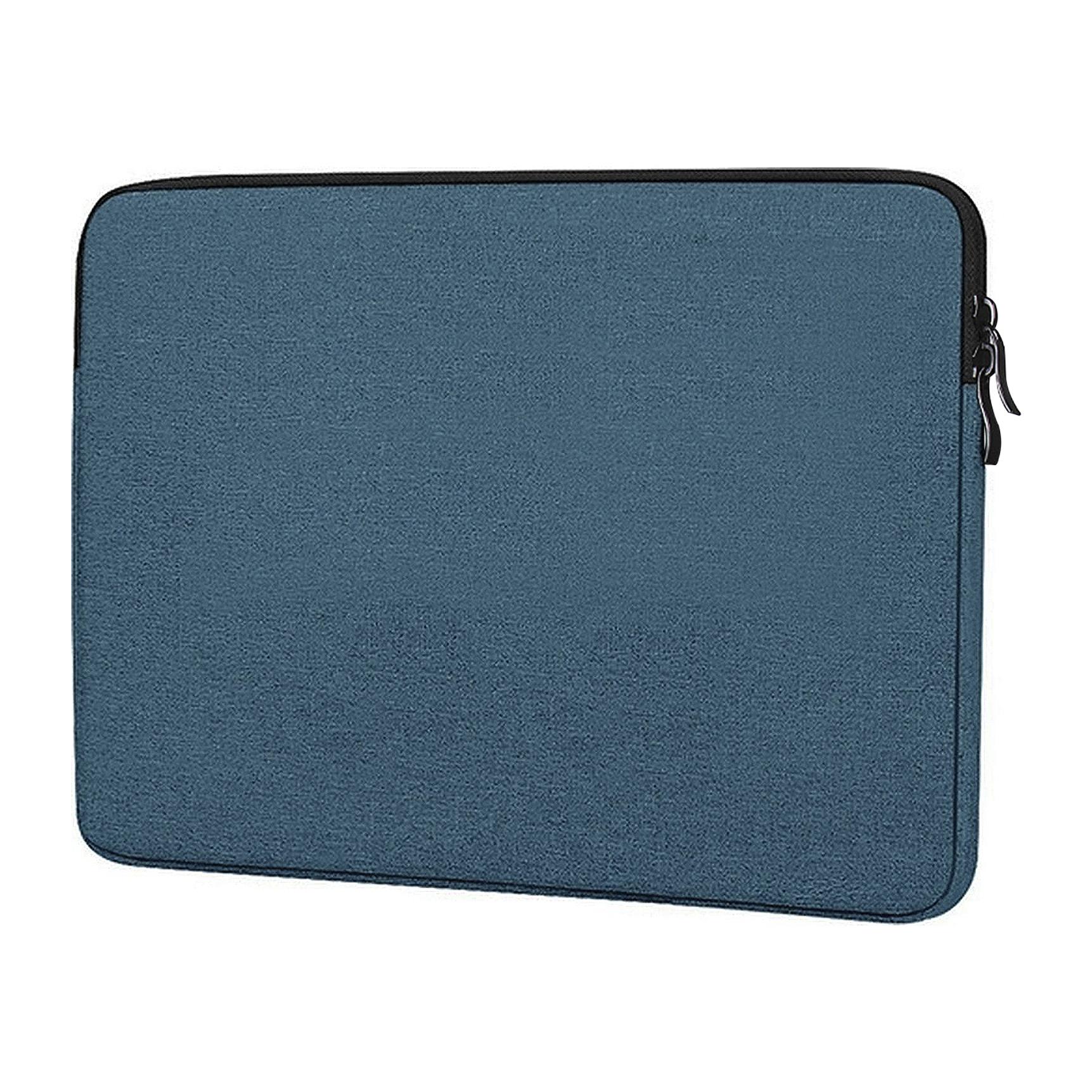 DAM Funda de neopreno universal para tablet de 12 pulgadas. Acabado terciopelo con tratamiento deperlante hidrófugo. Cierre de cremallera. 23x2,5x32 Cm. Color: Azul Petróleo