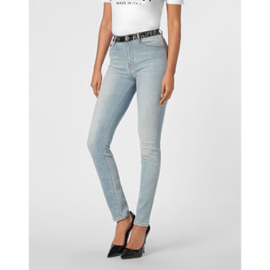 PHILIPP PLEIN Jegging de cintura alta