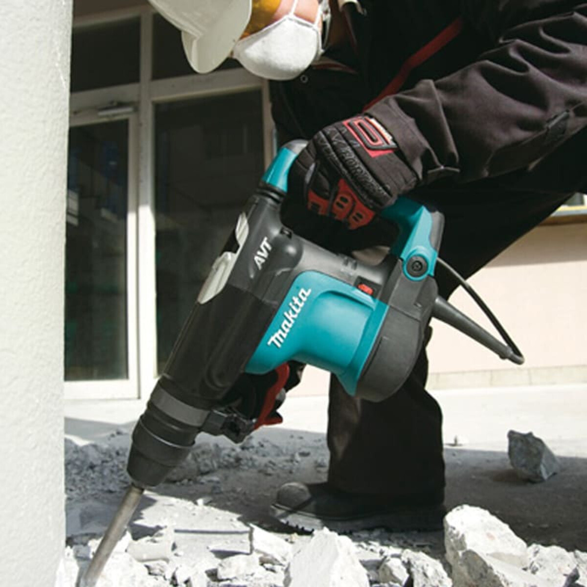 Perfo-burineur SDS-Max 850 W 35 mm - MAKITA - en coffret - HR3541FCX