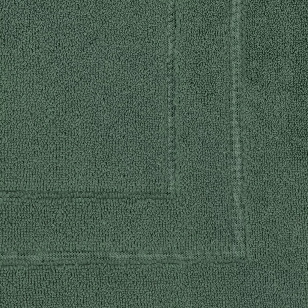 Tapis de bain pur coton 900 g/m² uni vert Elea kaki