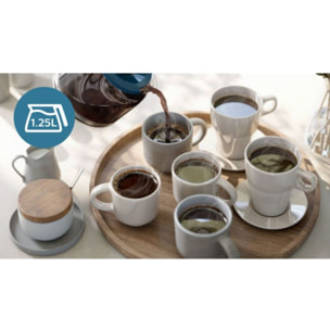 Cafetière filtre PHILIPS HD7411/70 bleu