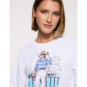 Camiseta Manga Corta Blanco - Fregur