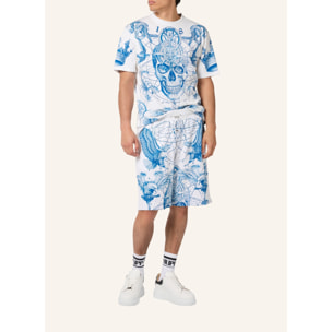PHILIPP PLEIN Fleece Shorts Tattoo Tattoo