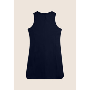 Abito con Motivo Grafico e Dettaglio Cut-Out