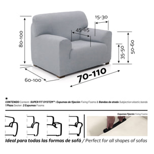 Funda Súper Elástica para SOFÁ modelo CHARLY