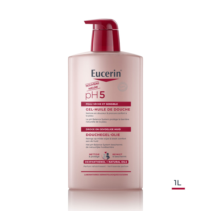 pH5 Gel-Huile de Douche - Gel-huile de douche peaux sèches et sensibles