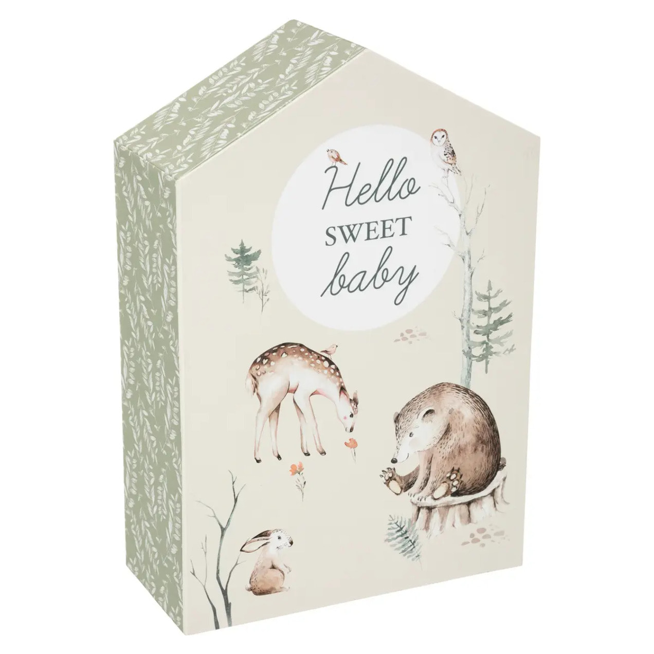 Coffret de naissance souvenirs forêt 10 tiroirs PPR