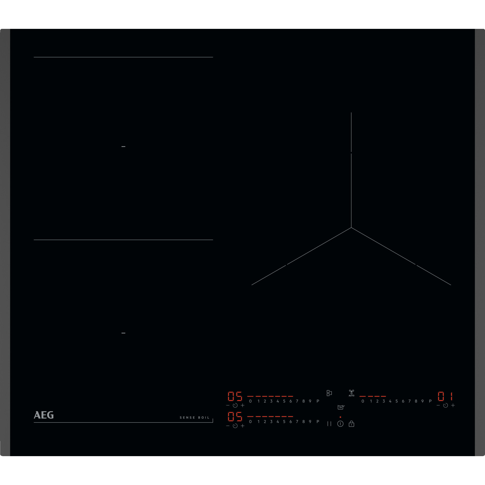 AEG Placa de inducción Serie 7000 Sense de 60 cm TI63IQ1BFB