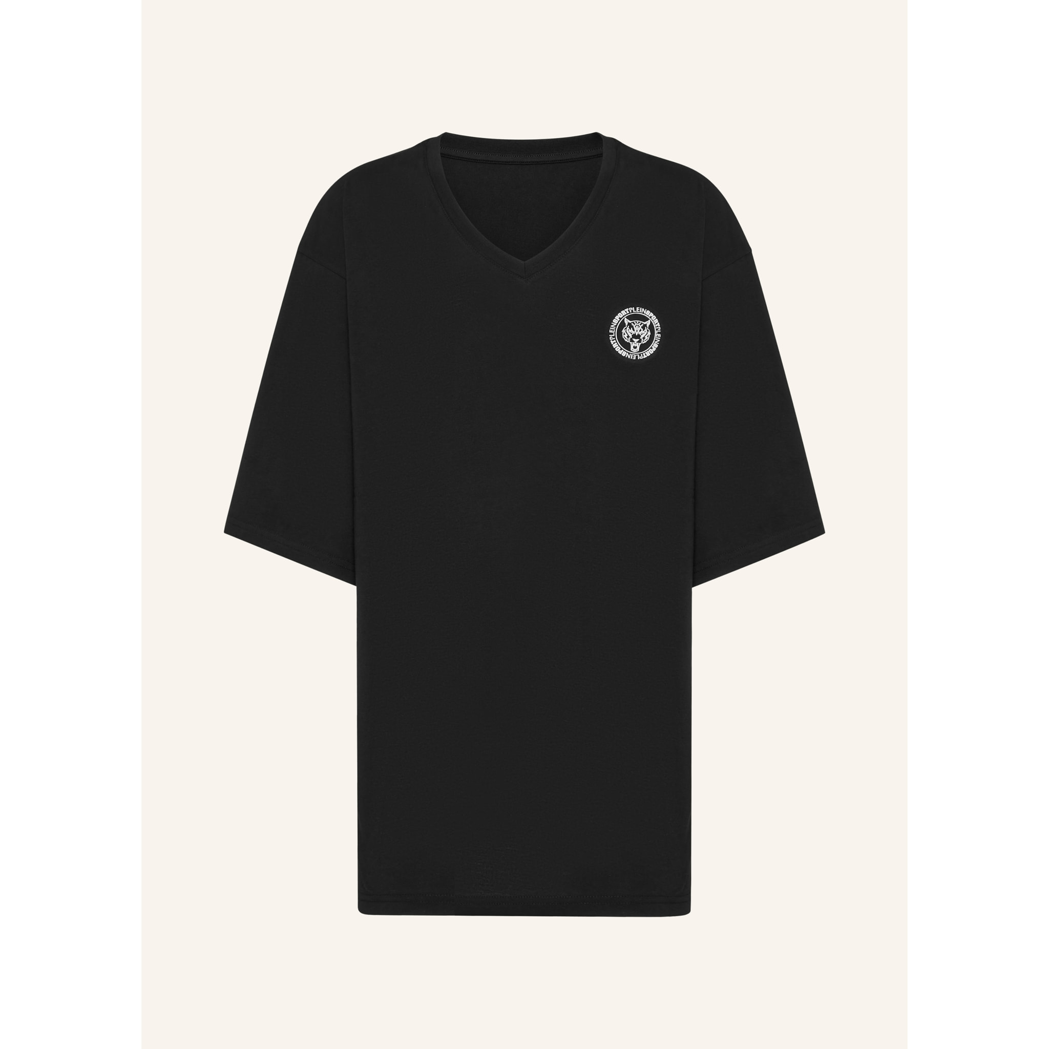 PLEIN SPORT T-shirt con scollo a V a maniche corte