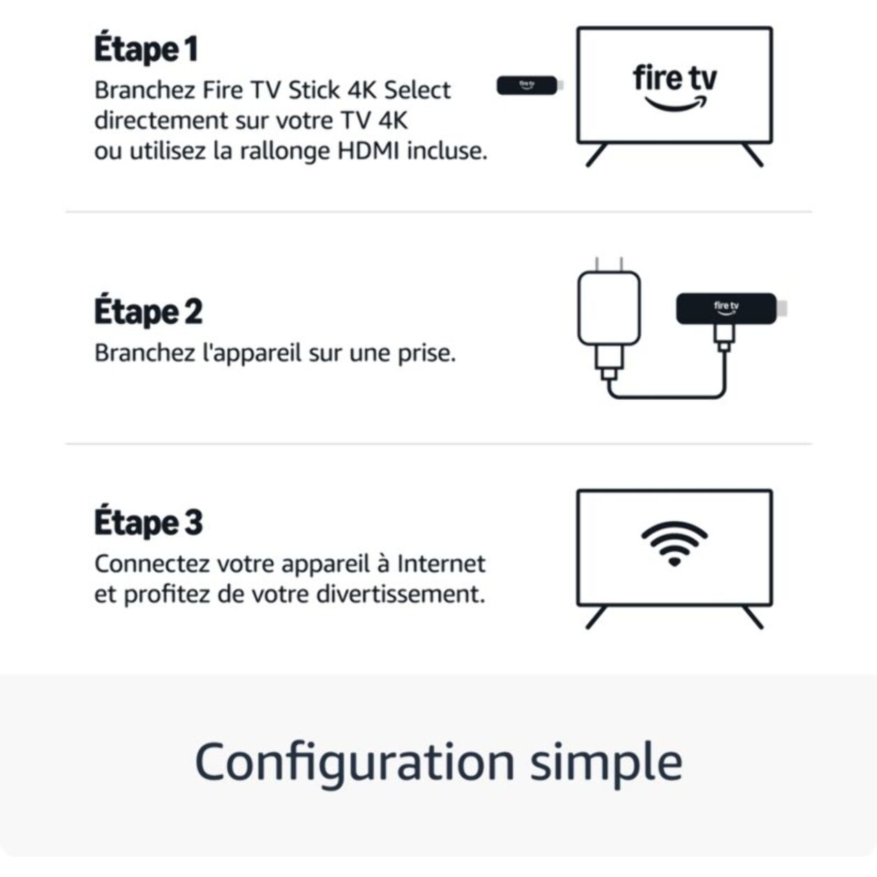 Passerelle multimédia AMAZON Fire TV Stick 4K Select