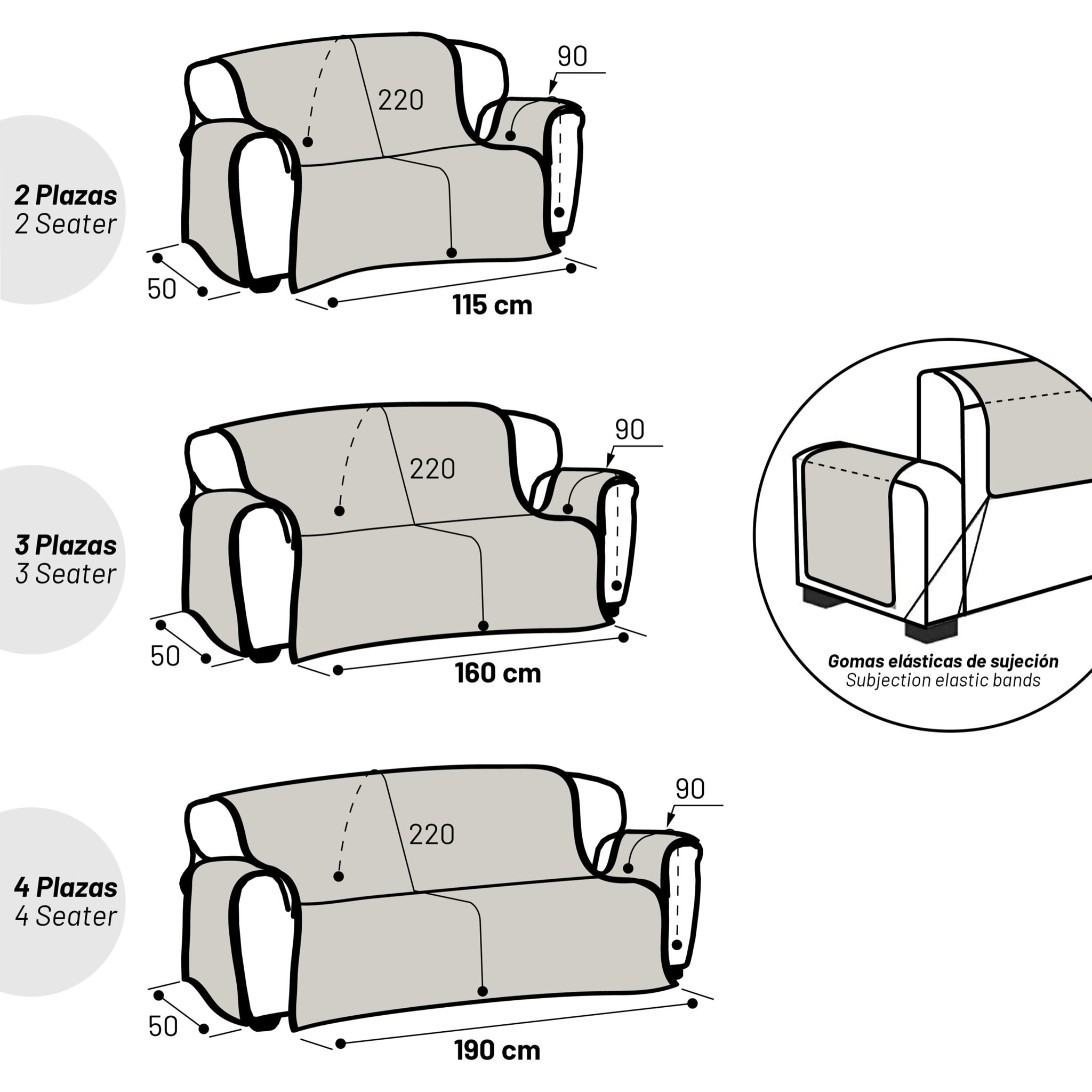 Cubre SOFÁ modelo TIBET