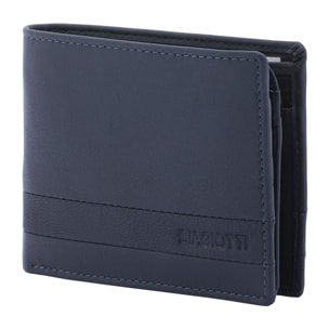 Portafoglio  da uomo In Vera pelle Made in Italy 9,5x12x3 cm
